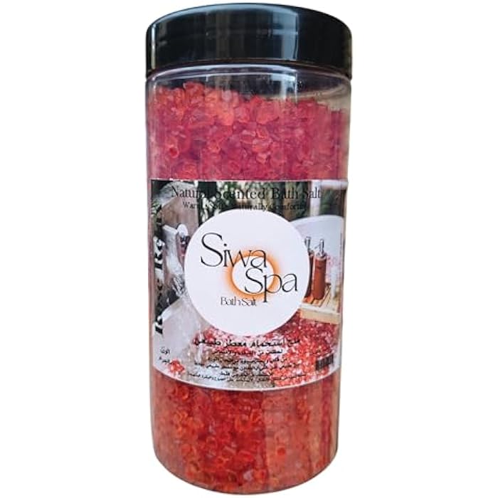 Siwa Spa Bath Salt & Scrub Rose Scent (700g) - Image 3